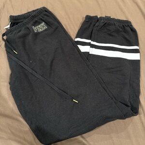 PINK Victoria's Secret Black Joggers